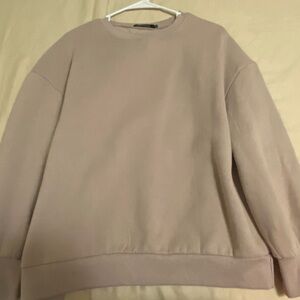 Beige Crewneck Sweatshirt
